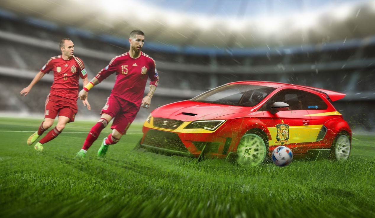 Los coches de 10 selecciones de fútbol de la Eurocopa 2016