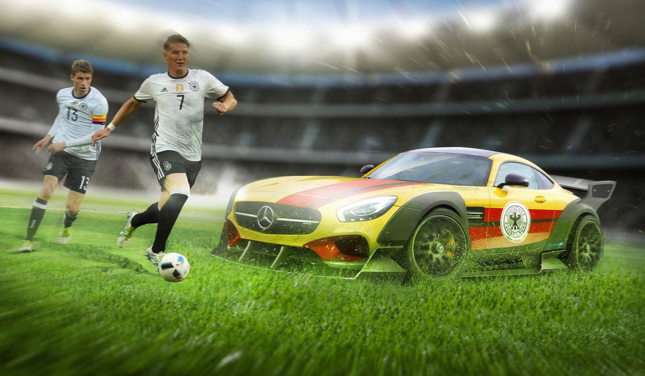 Los coches de 10 selecciones de fútbol de la Eurocopa 2016