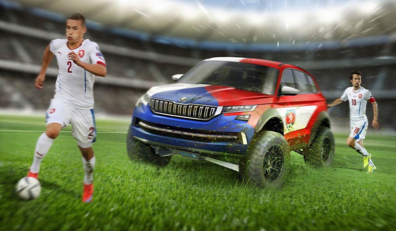 Los coches de 10 selecciones de fútbol de la Eurocopa 2016