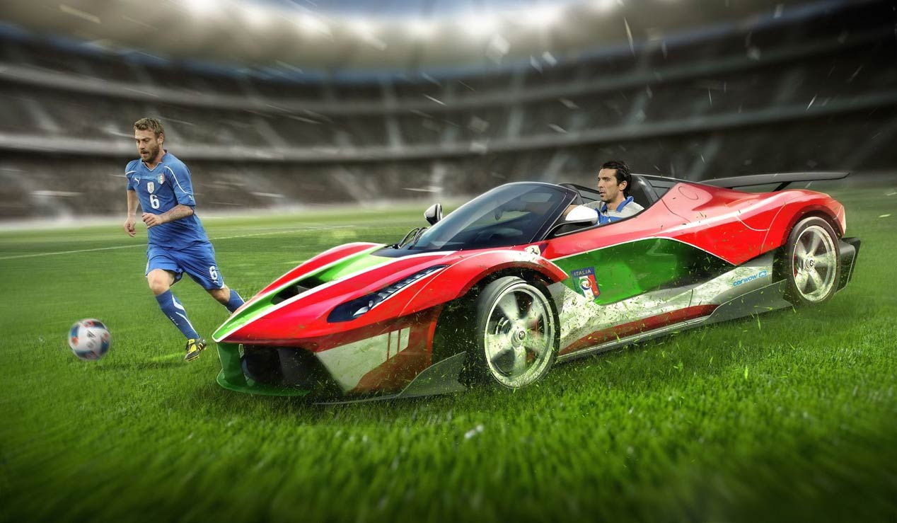Los coches de 10 selecciones de fútbol de la Eurocopa 2016