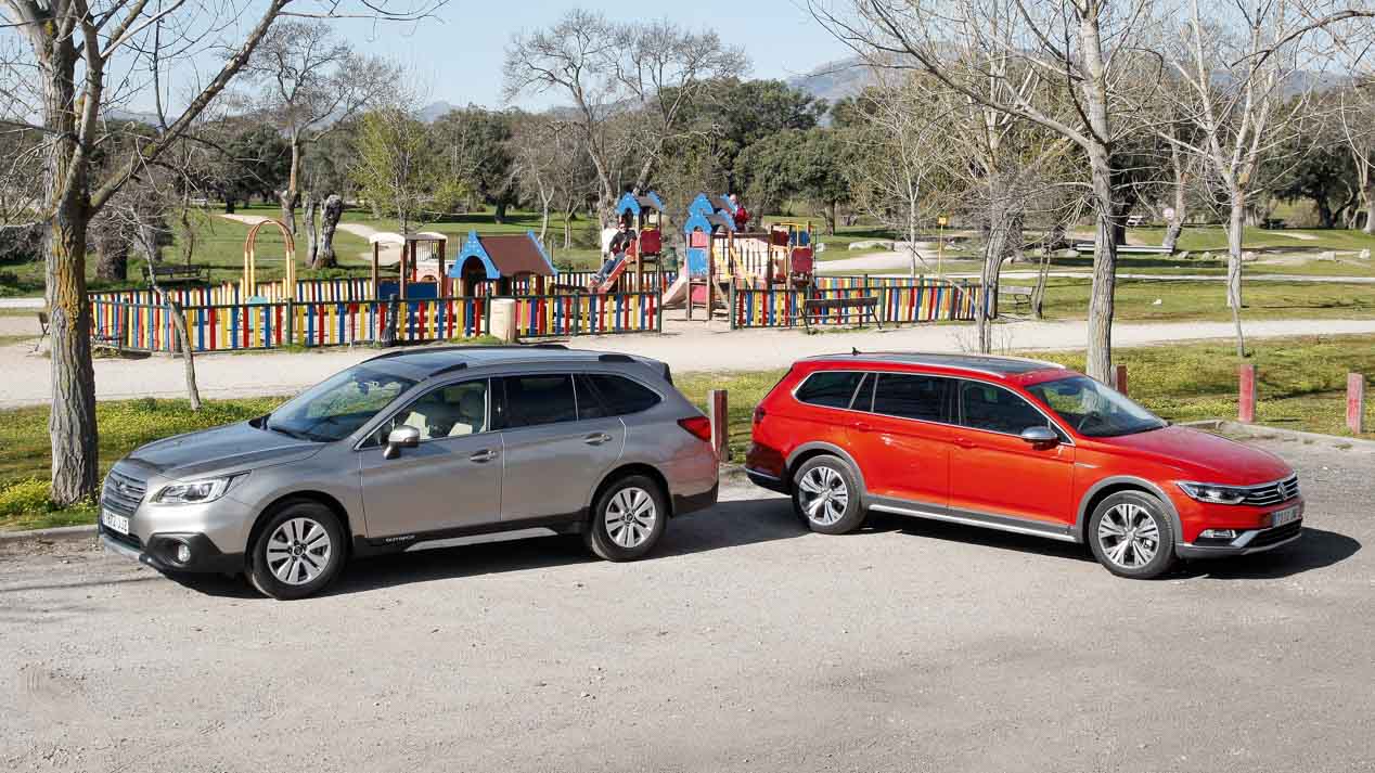 Subaru Outback 2.0 TD Lineartronic vs VW Passat Alltrack 2.0 TDI/190 DSG