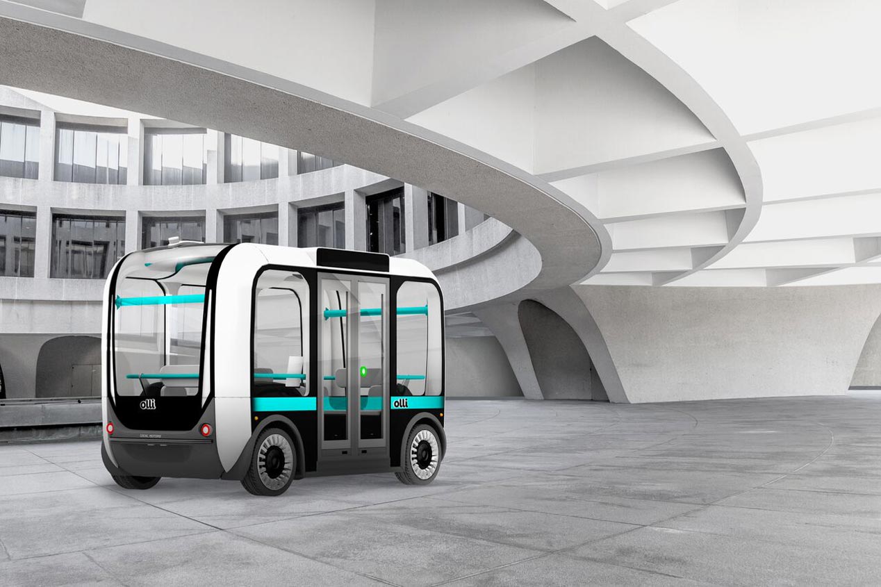 El futuro del transporte urbano se llama Olli