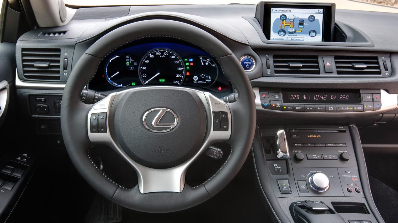 Así es el Lexus CT 200h, un compacto híbrido único