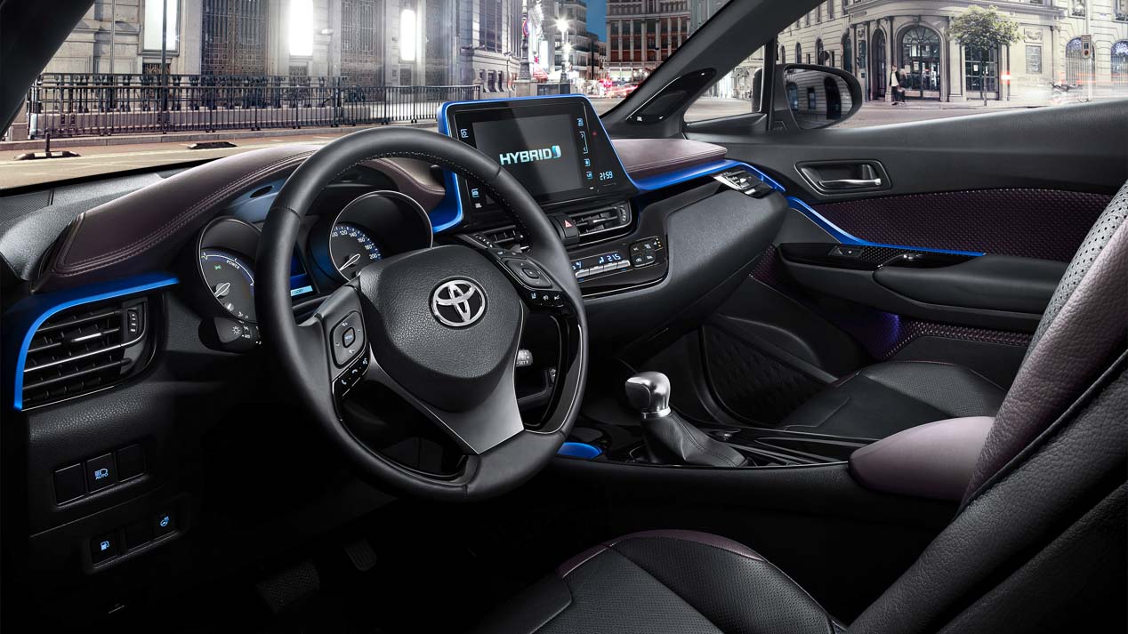 Toyota C-HR, así es por dentro