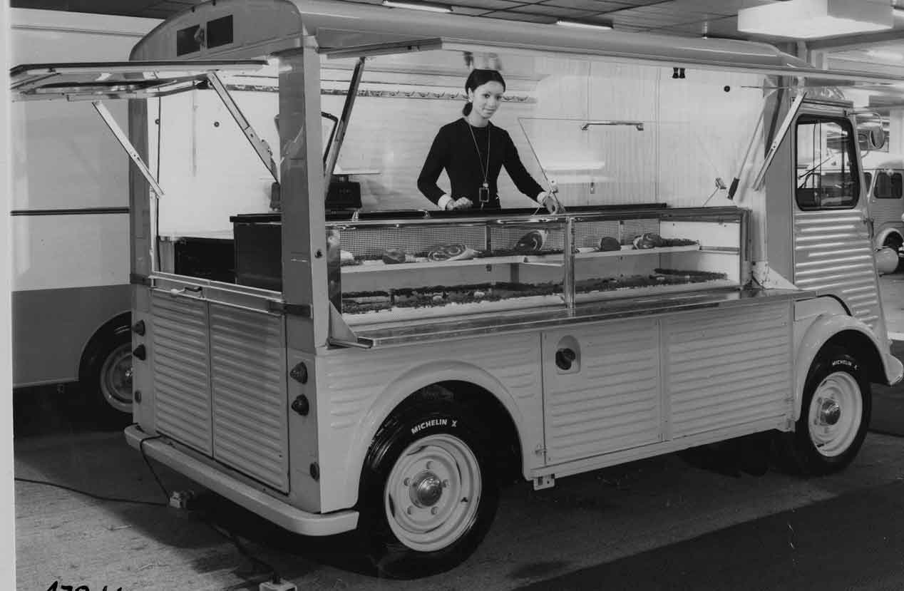 Los orígenes de los 'food-trucks': Citroën H
