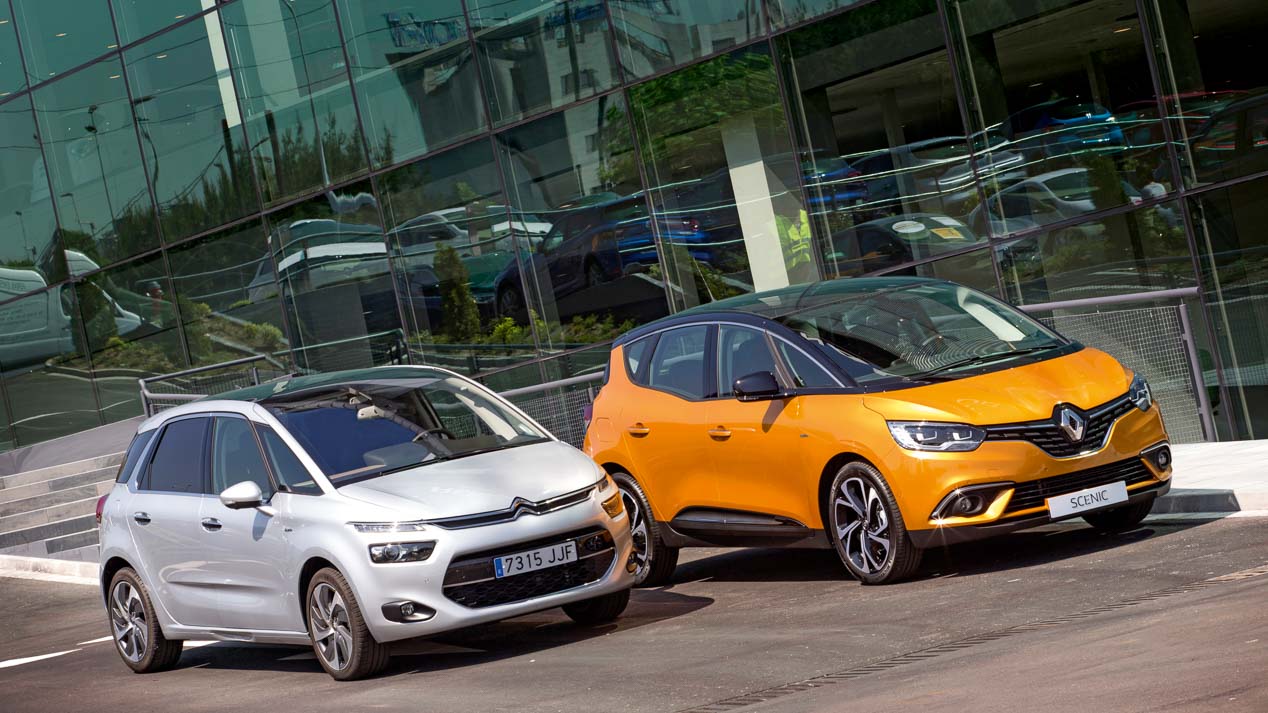 Duelo: Renault Scénic frente a Citroën C4 Picasso