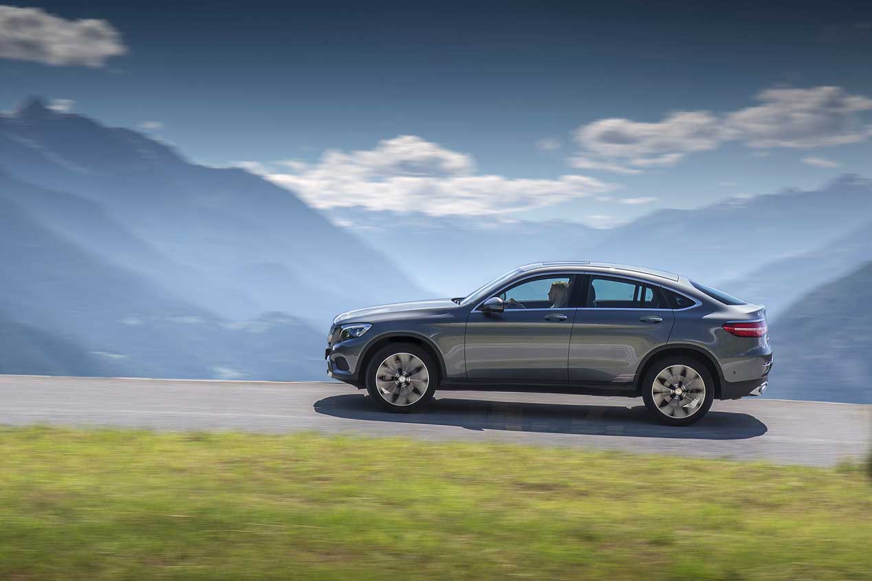 Mercedes GLC Coupé: imágenes de un SUV con estilo