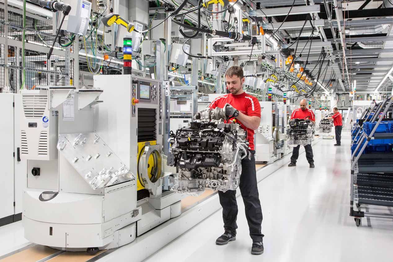 Nueva fábrica en Porsche para sus motores V8... y de todo Volkswagen