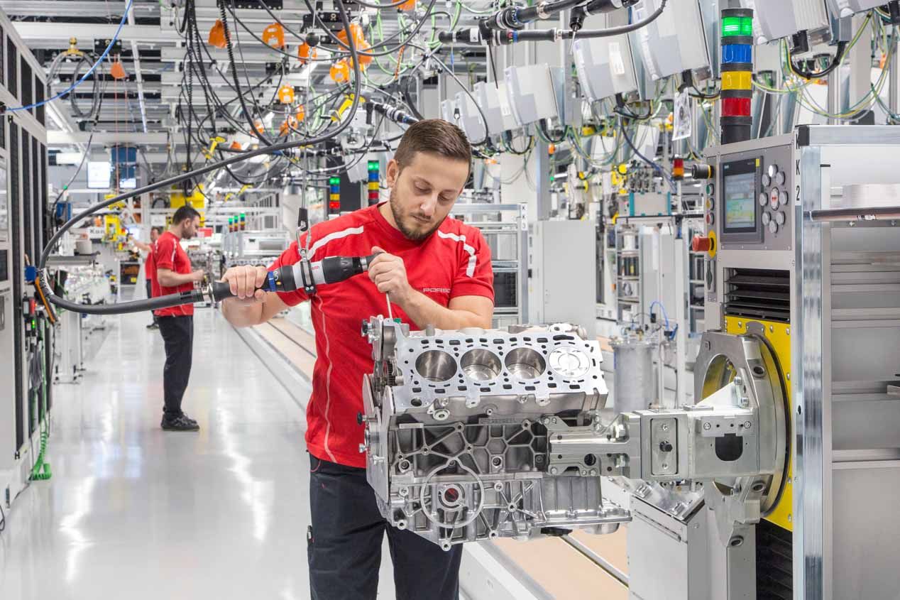 Nueva fábrica en Porsche para sus motores V8... y de todo Volkswagen