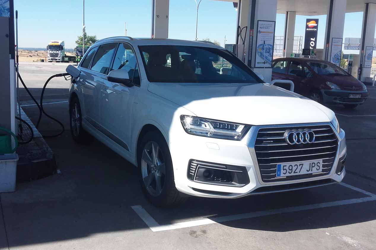 Audi Q7 e-tron 3.0 TDI quattro, imágenes de nuestra prueba
