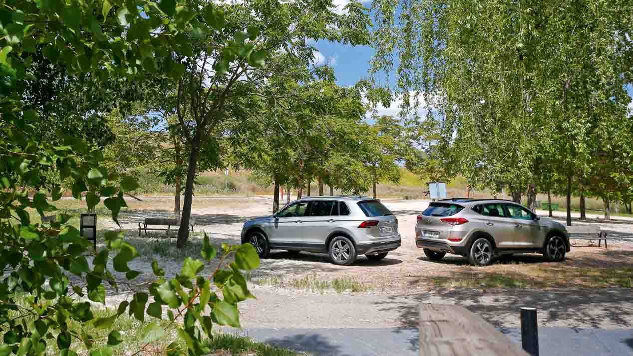 Comparamos el Hyundai Tucson 2.0 CRDi 4x4 frente al VW Tiguan 2.0 TDi 4Motion