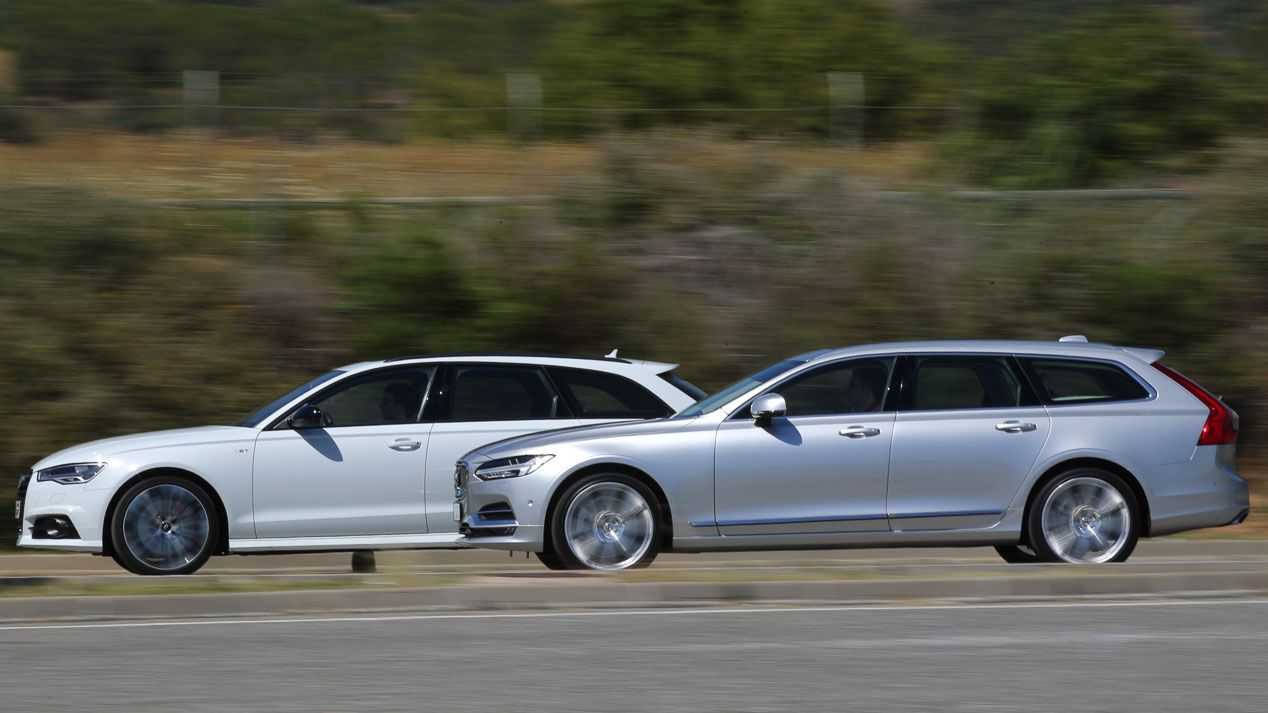 Volvo V90 y Audi A6 Avant, dos familiares de lujo