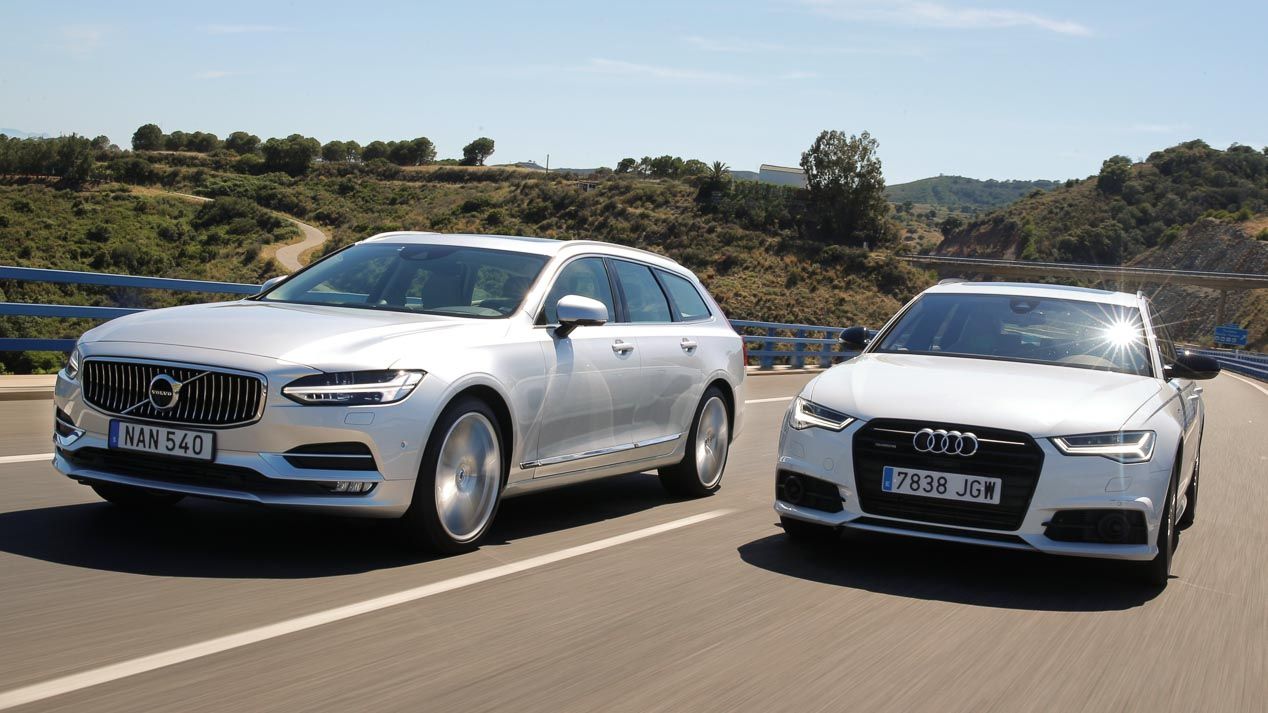 Volvo V90 y Audi A6 Avant, dos familiares de lujo