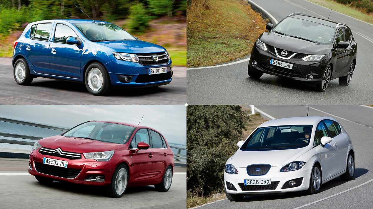 Los 10 coches más vendidos en el mes de julio