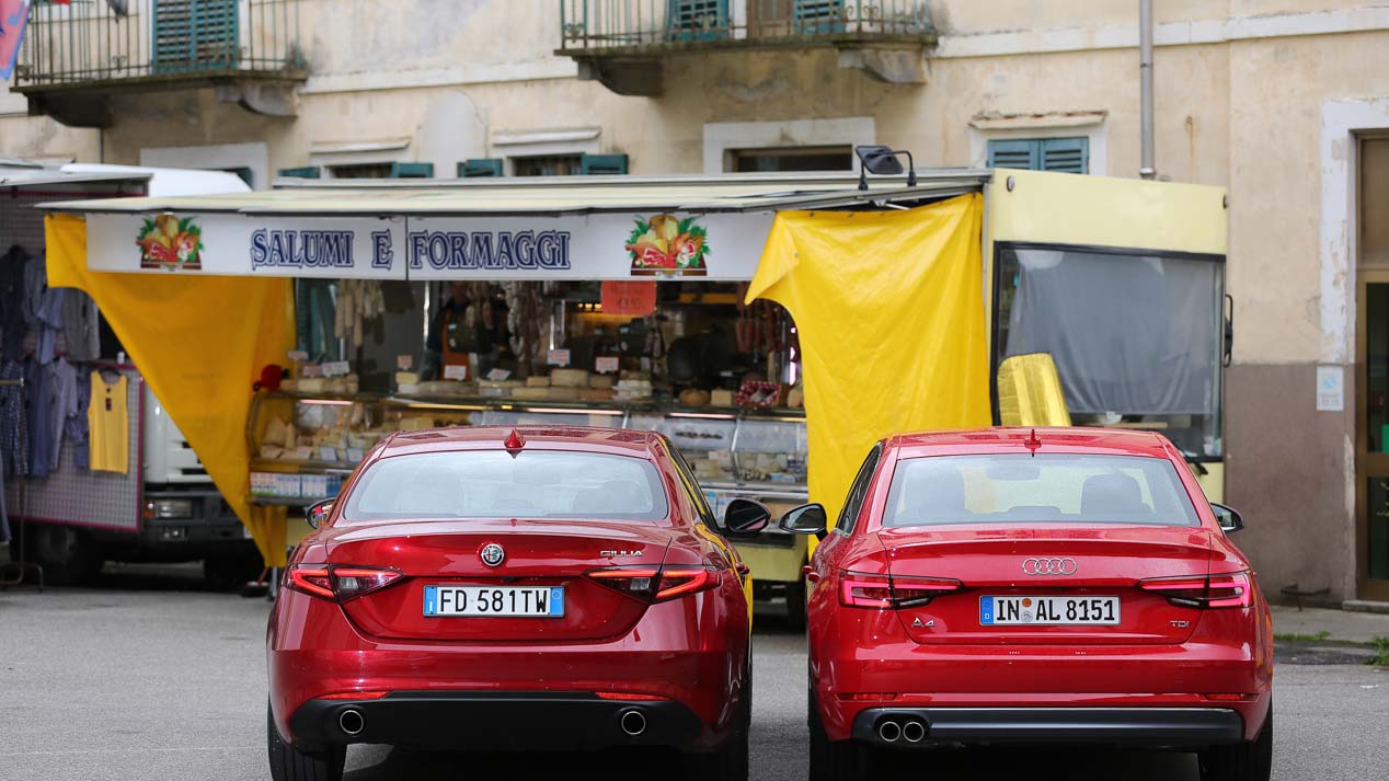 Duelo de berlinas: Alfa Romeo Giulia vs Audi A4
