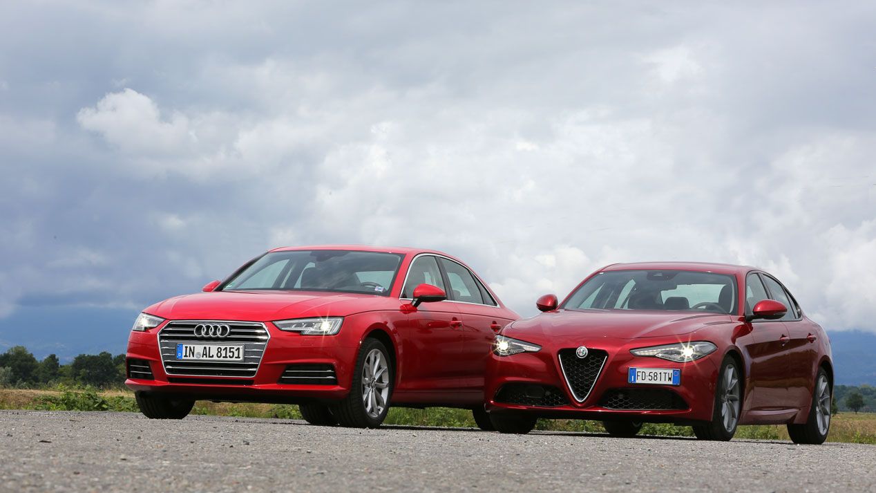 Duelo de berlinas: Alfa Romeo Giulia vs Audi A4