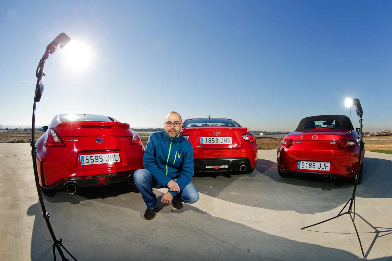 Mazda MX-5, Nissan 370Z Nismo y Toyota GT86
