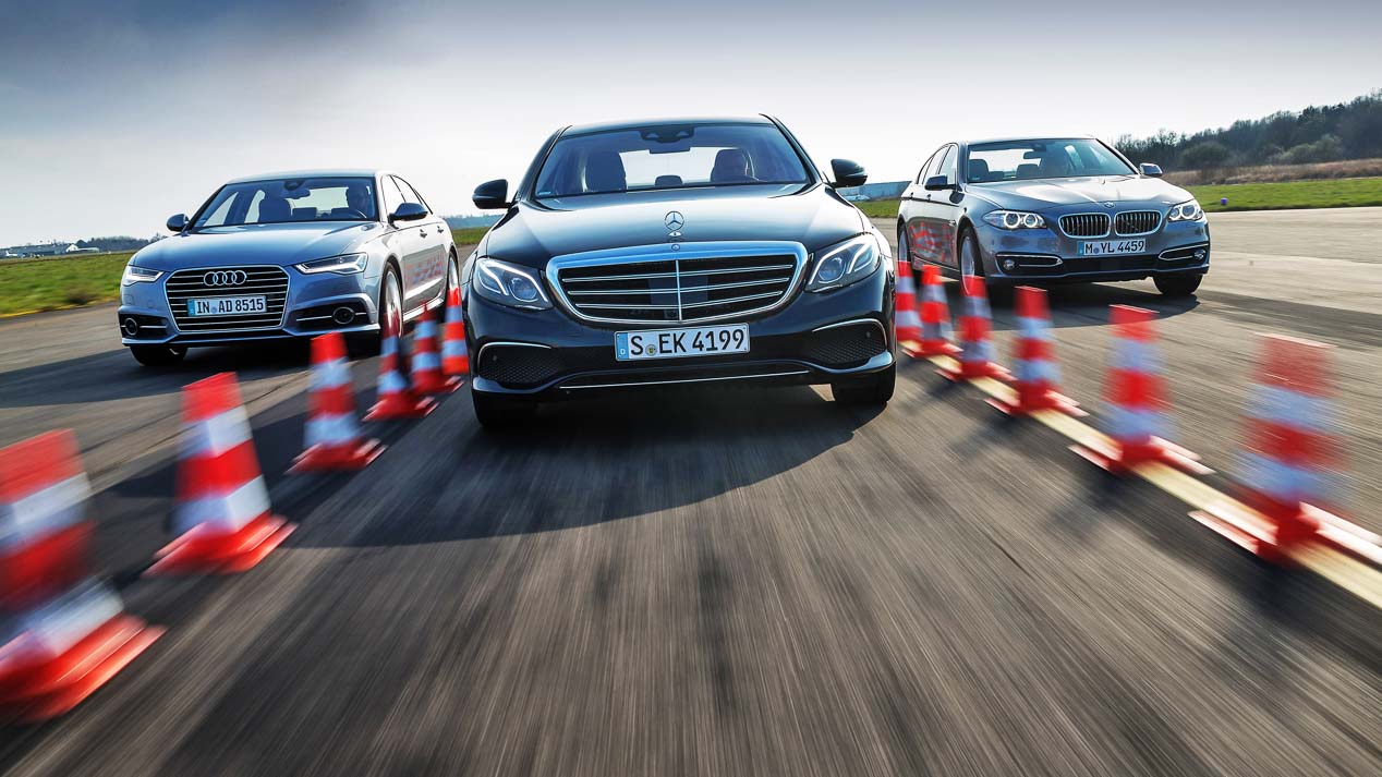 Comparativa: Audi A6 2.0 TDI, Mercedes E 220 D y BMW 520d