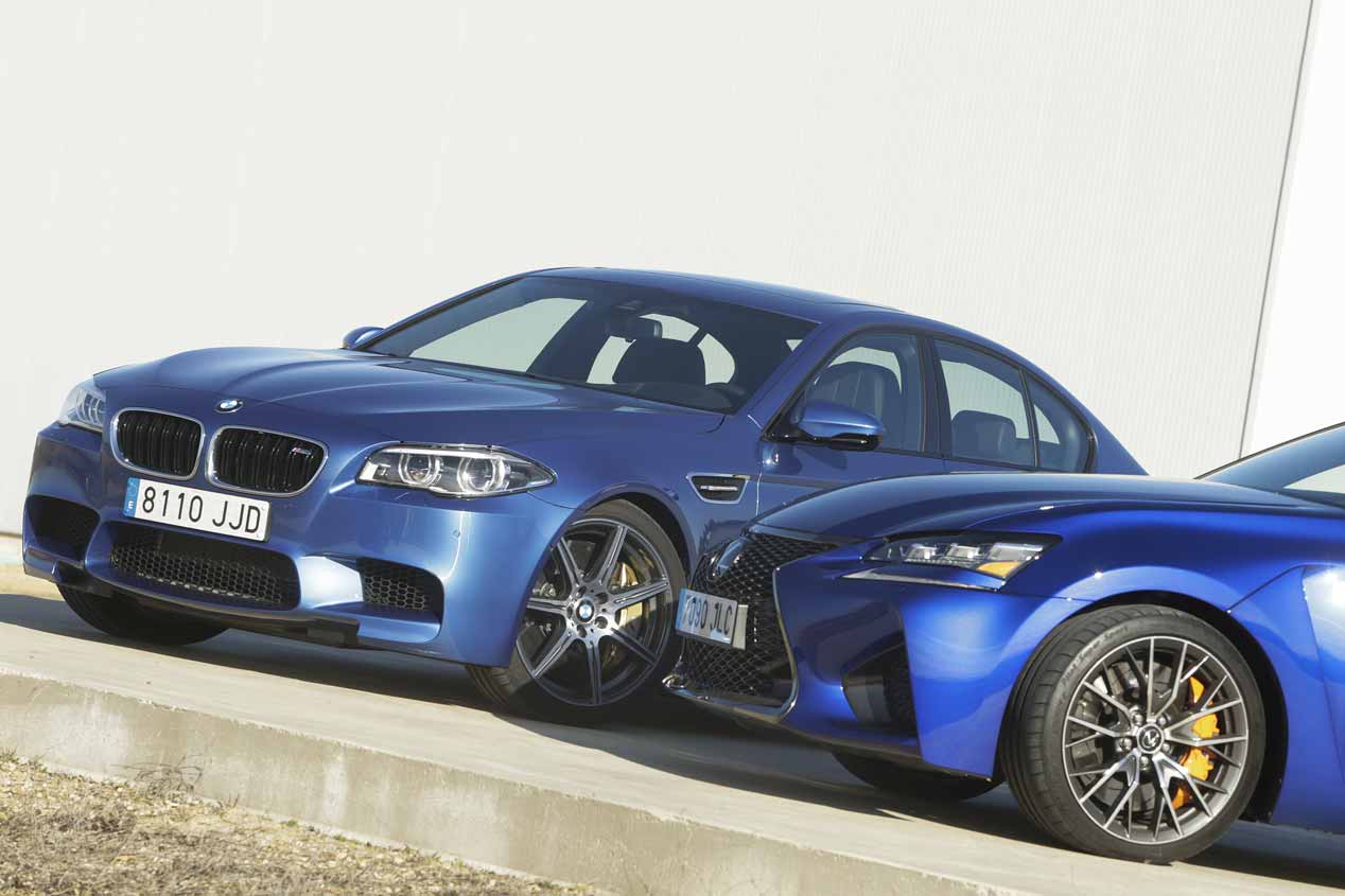 BMW M5 y Lexus GS F, a prueba