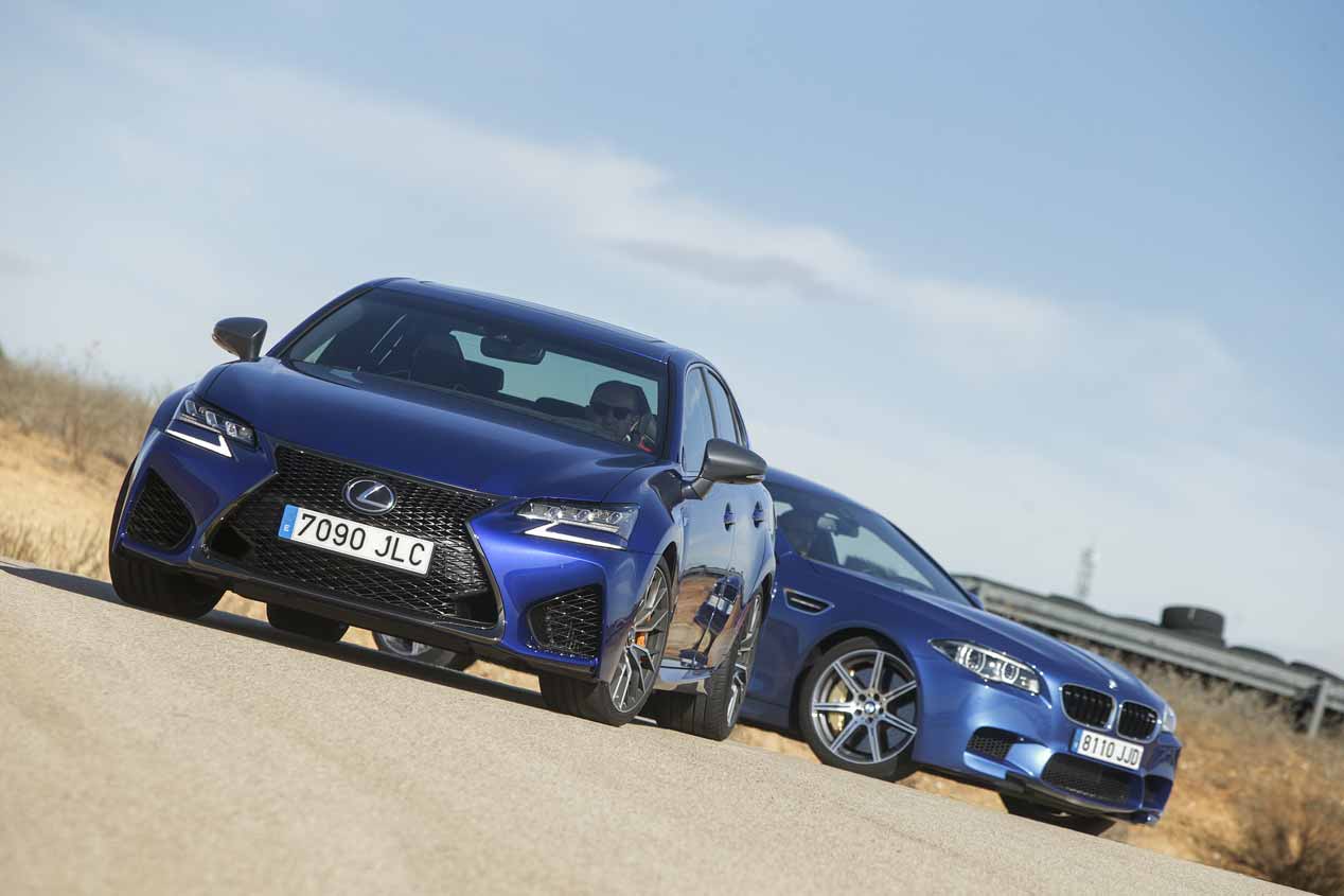 BMW M5 y Lexus GS F, a prueba