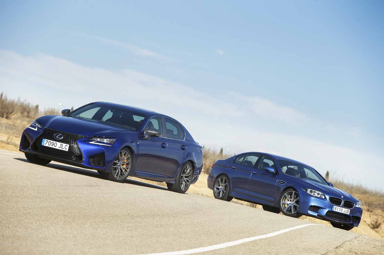 BMW M5 y Lexus GS F, a prueba