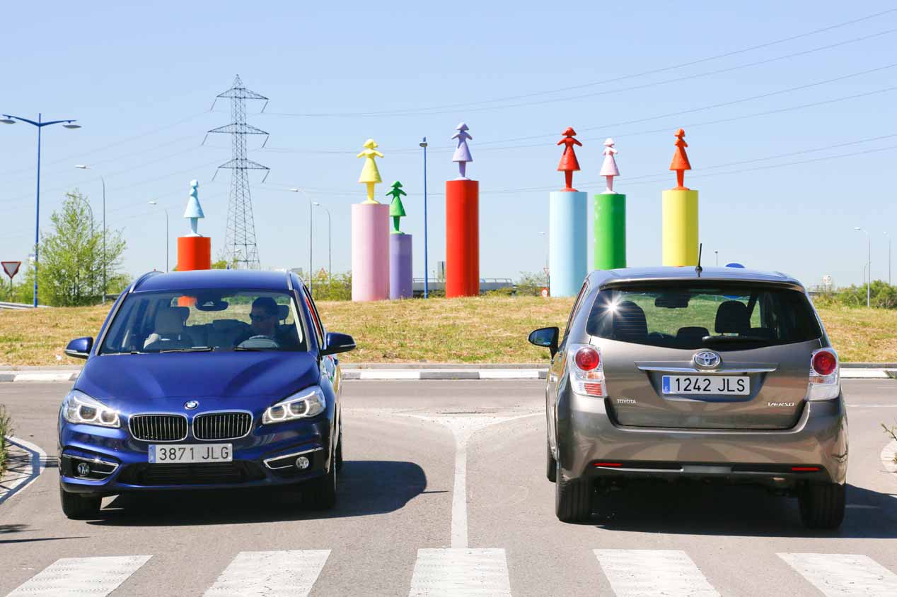 BMW 216d Gran Tourer y Toyota Verso 115D, en busca del mejor familiar