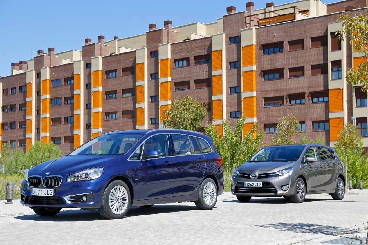 BMW 216d Gran Tourer y Toyota Verso 115D, en busca del mejor familiar