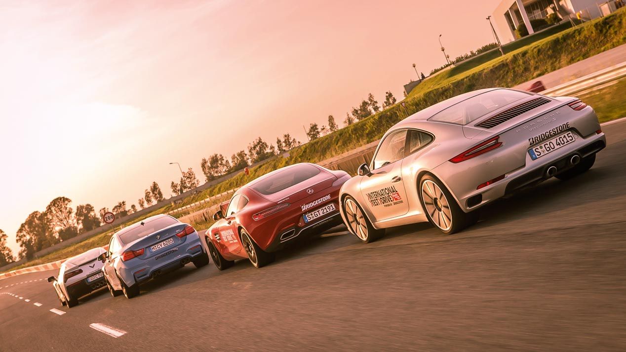Comparativa: BMW M4, Corvette, Mercedes-AMG GT y Porsche 911