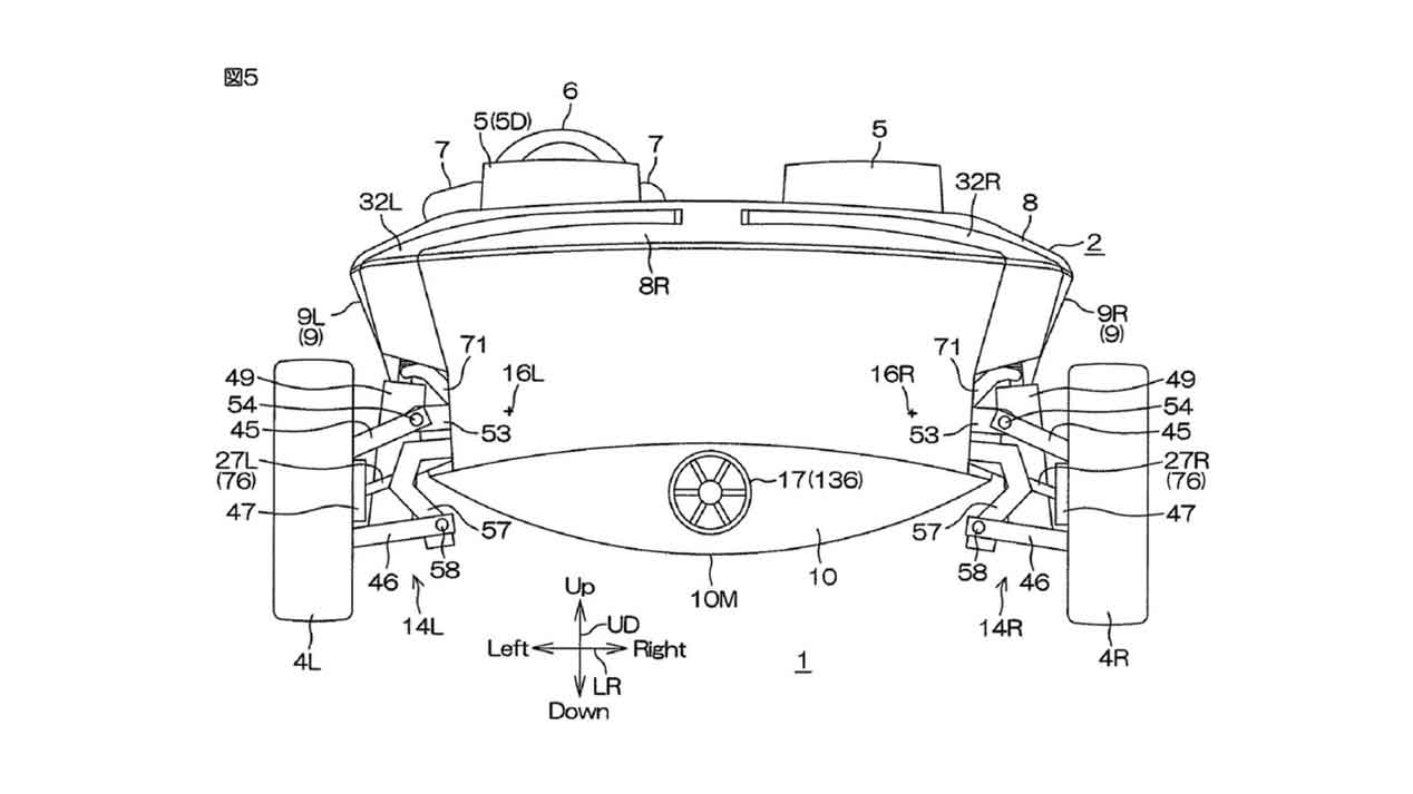 El vehículo anfibio que ha patentado Yamaha