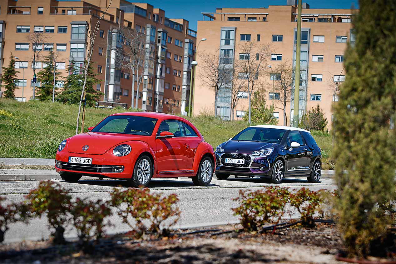 Volkswagen Beetle Cabrio y DS 3 Cabrio