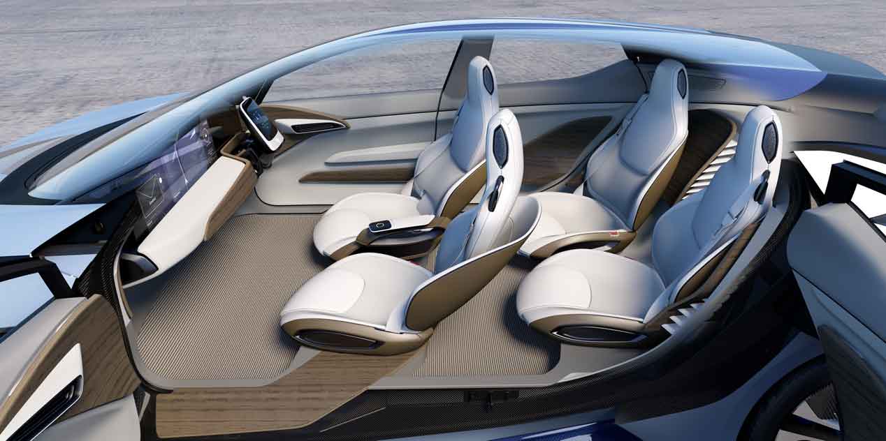 Así será el habitáculo de los coches autónomos del futuro