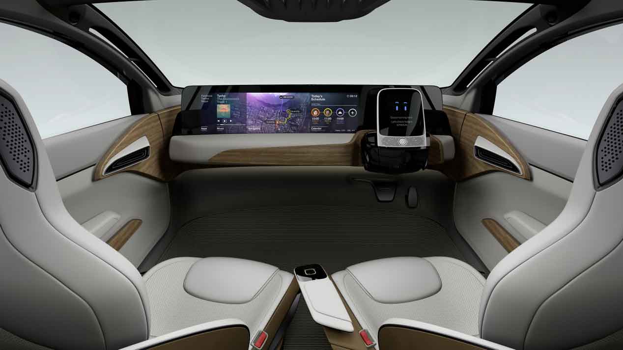 Así será el habitáculo de los coches autónomos del futuro