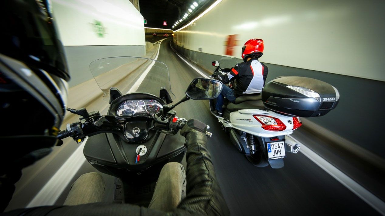 Dos scooter alternativas al coche. SYM Maxsym 400i y 600i