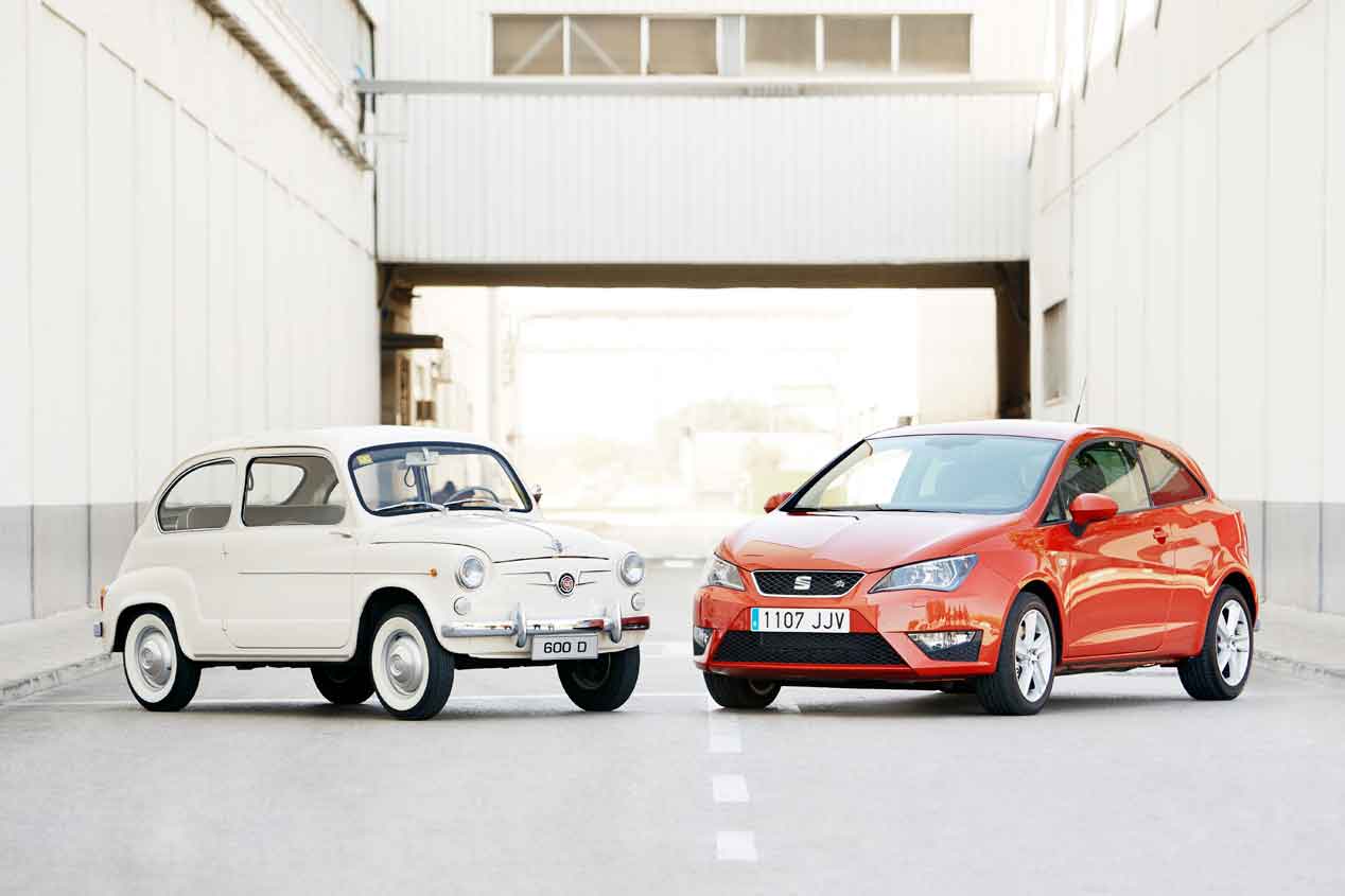 La evolución tecnológica de Seat en 50 años: Seat 600 vs. Seat ibiza