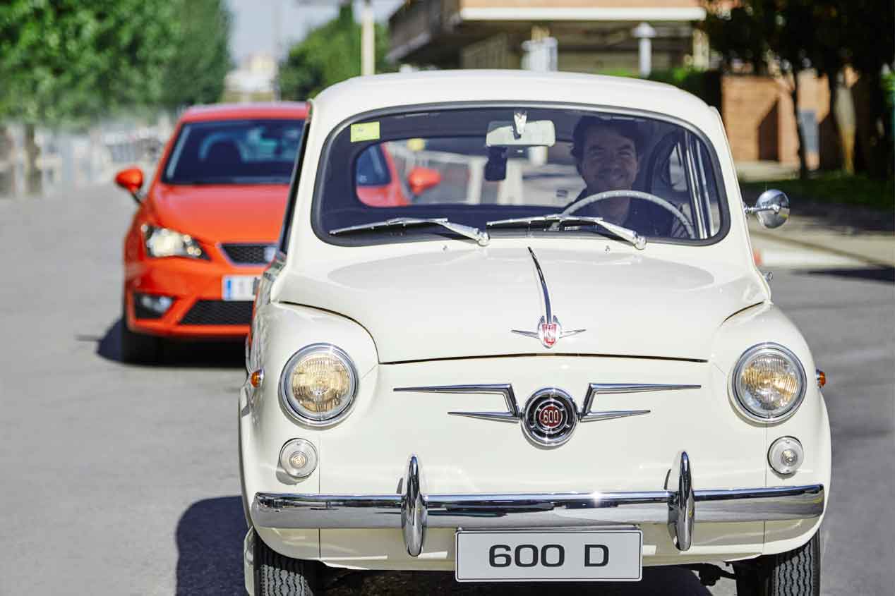 La evolución tecnológica de Seat en 50 años: Seat 600 vs. Seat ibiza