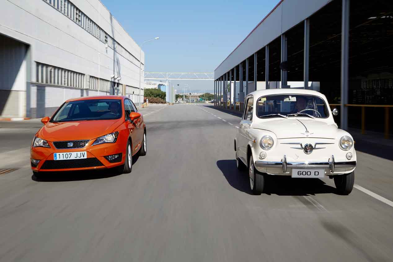 La evolución tecnológica de Seat en 50 años: Seat 600 vs. Seat ibiza