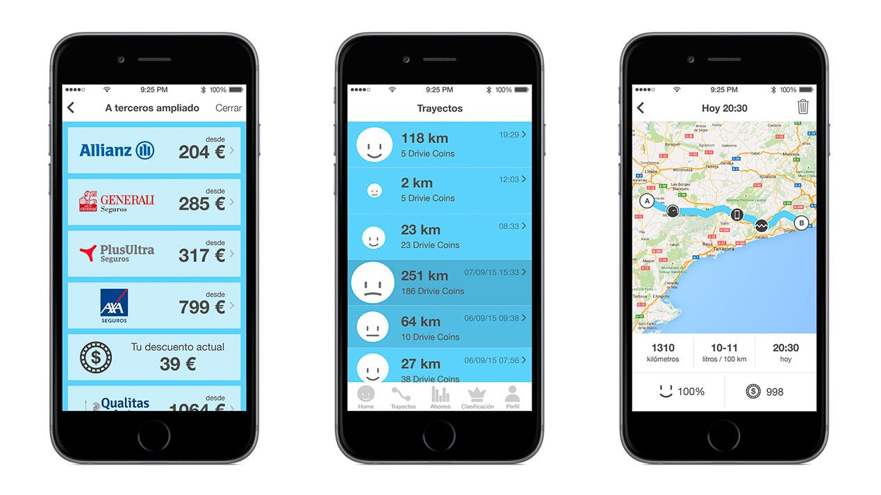Drivies, la aplicación para mejorar tu conducción y ahorrar en el seguro
