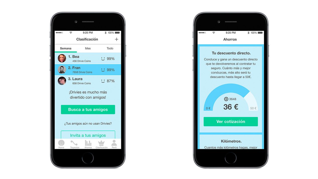 Drivies, la aplicación para mejorar tu conducción y ahorrar en el seguro