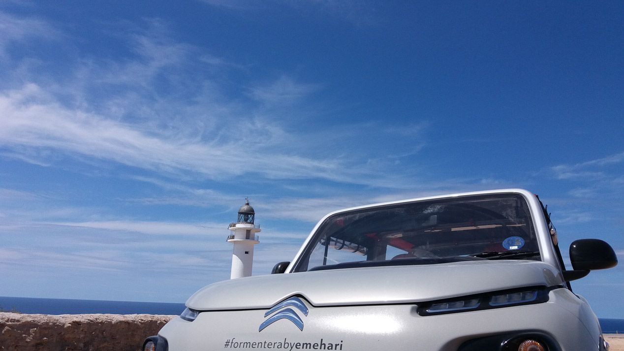 Con el nuevo Citroën e-Mehari por la isla de Formentera
