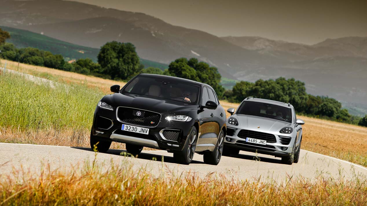 Jaguar F-Pace frente a Porsche Macan, SUV deportivos