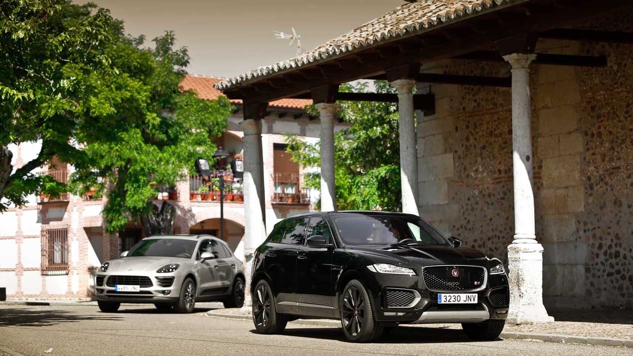 Jaguar F-Pace frente a Porsche Macan, SUV deportivos