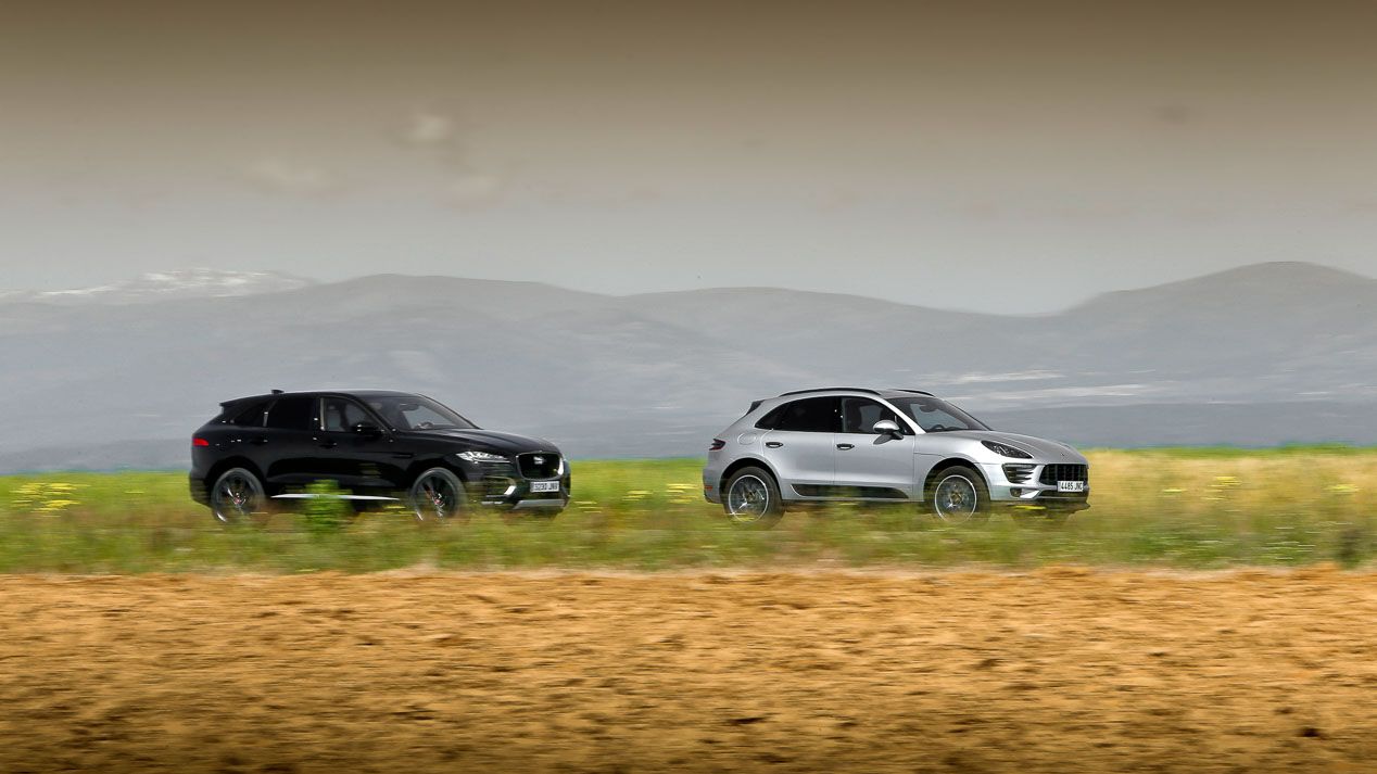 Jaguar F-Pace frente a Porsche Macan, SUV deportivos