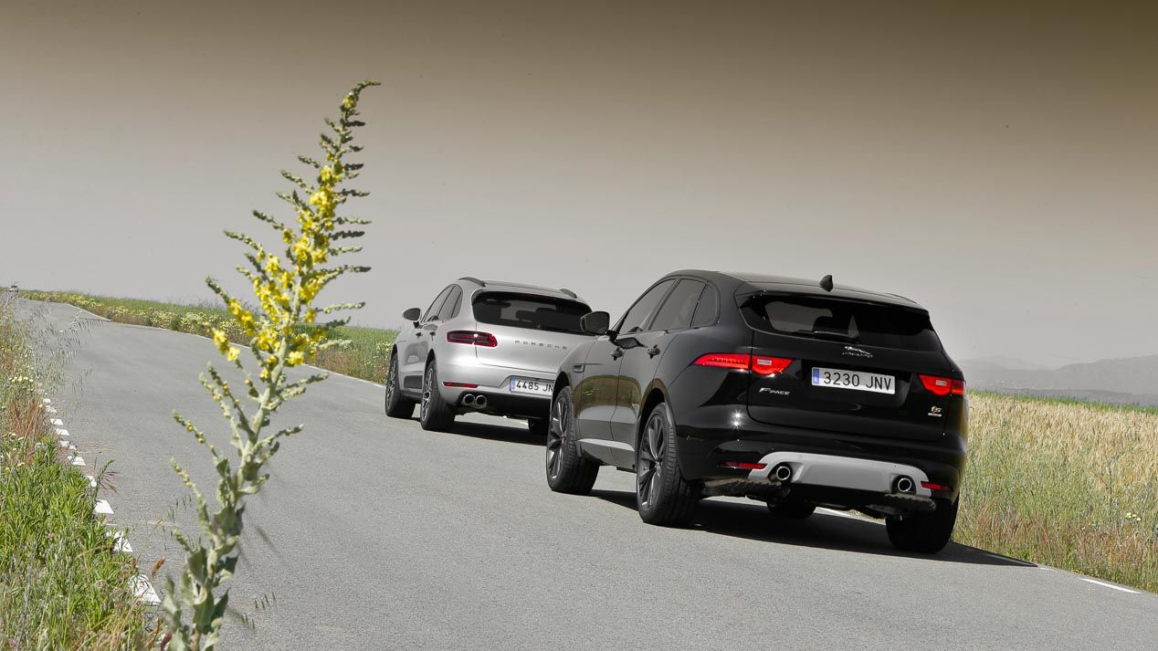 Jaguar F-Pace frente a Porsche Macan, SUV deportivos