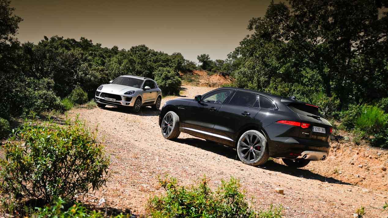 Jaguar F-Pace frente a Porsche Macan, SUV deportivos