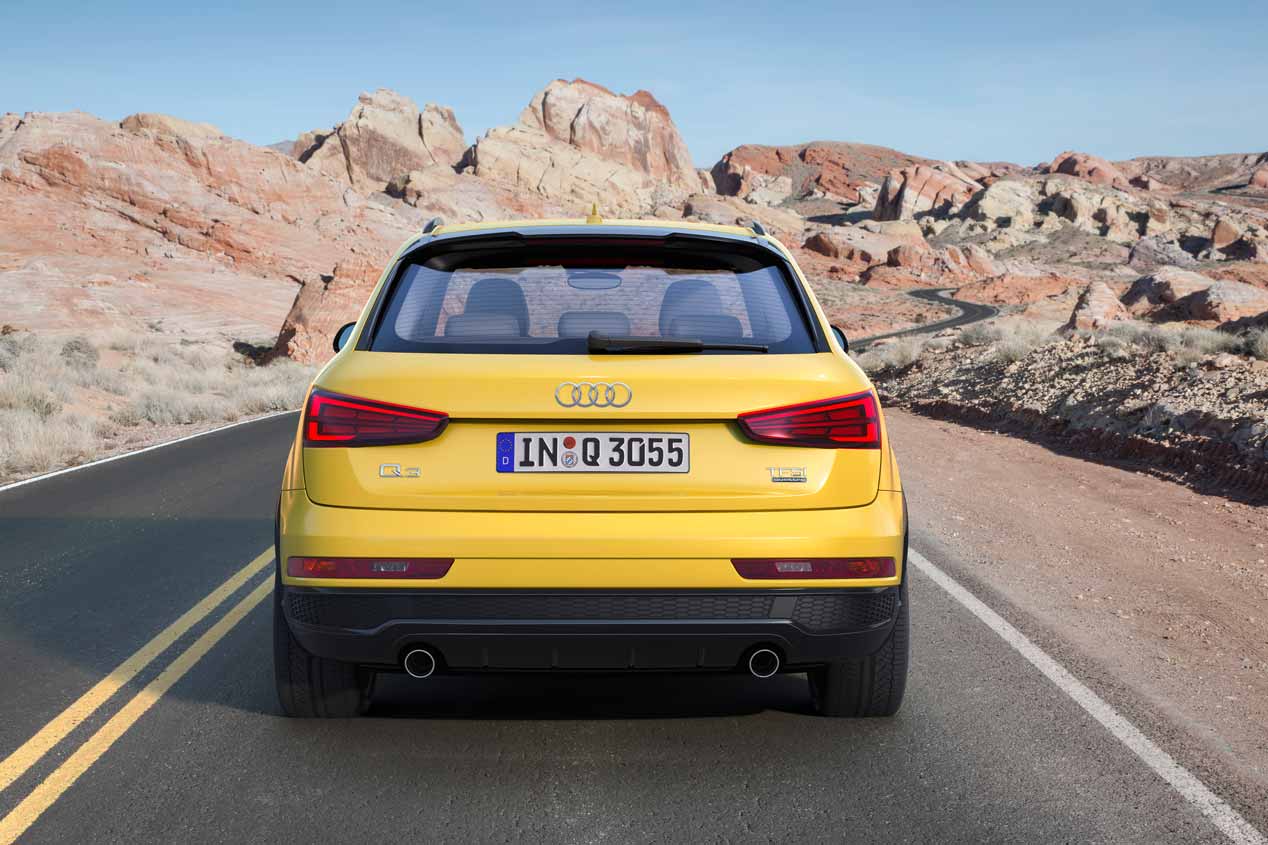 Audi Q3 2017, las fotos de su actualización
