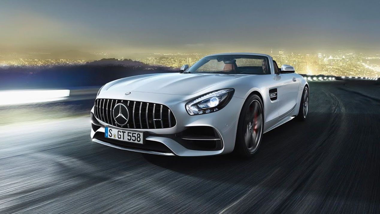 Mercedes AMG GT y GT C Roadster, de striptease en el Salón de París