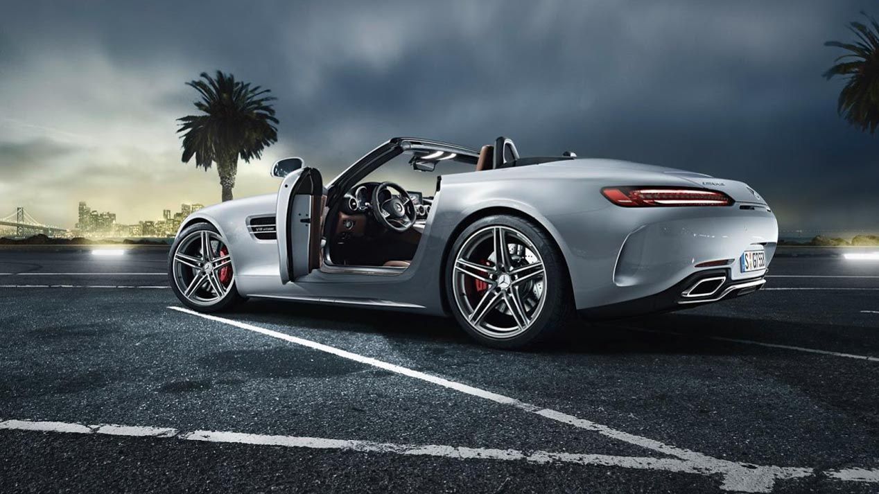 Mercedes AMG GT y GT C Roadster, de striptease en el Salón de París