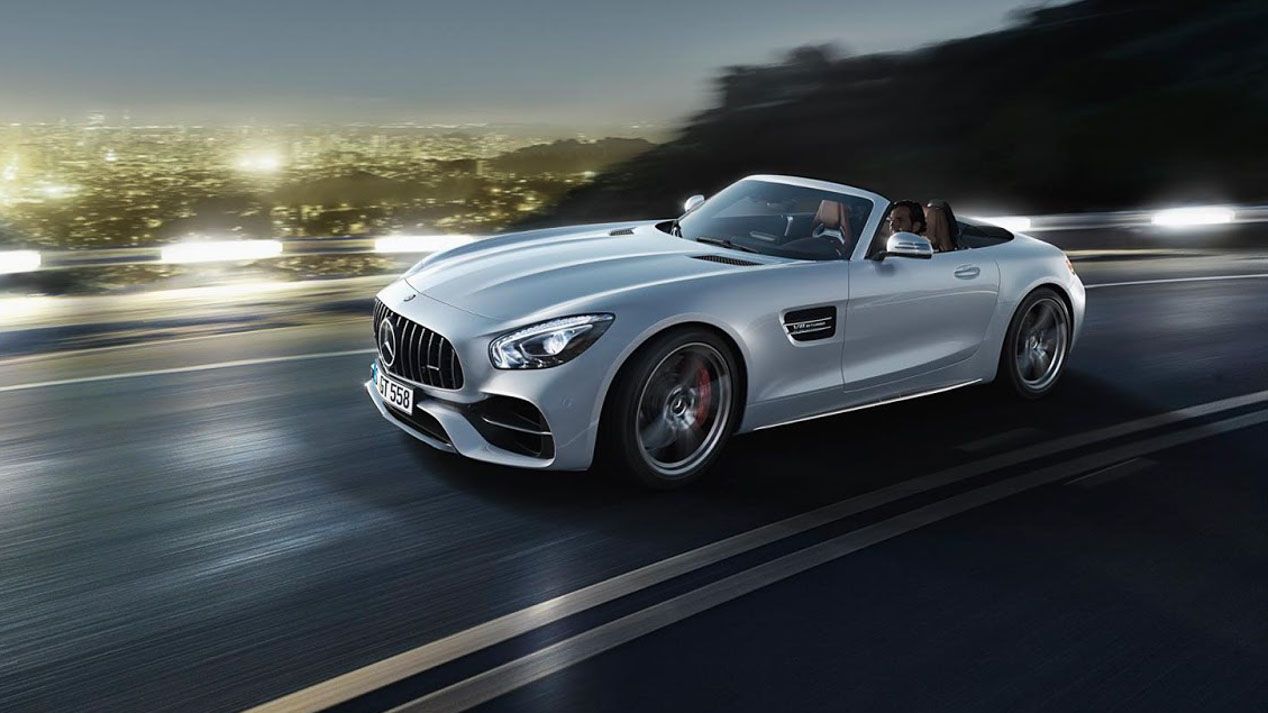 Mercedes AMG GT y GT C Roadster, de striptease en el Salón de París