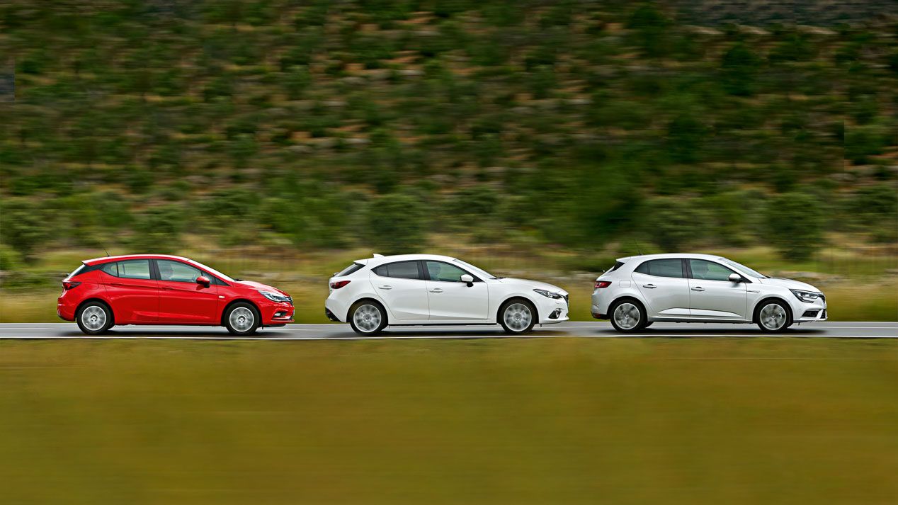 Comparativa Diesel: Renault Mégane, Mazda 3 y Opel Astra