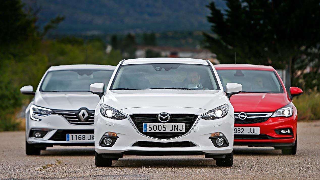 Comparativa Diesel: Renault Mégane, Mazda 3 y Opel Astra